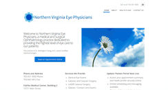 Desktop Screenshot of northernvirginiaeye.com